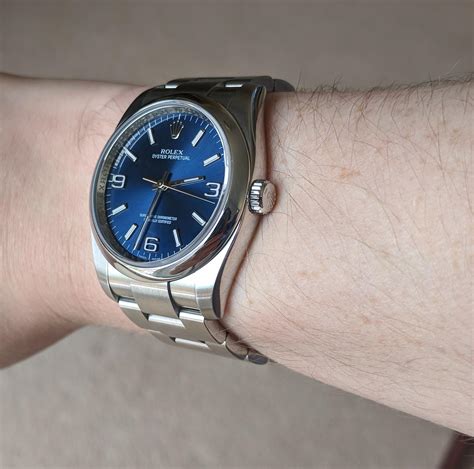 rolex 116000 blue.